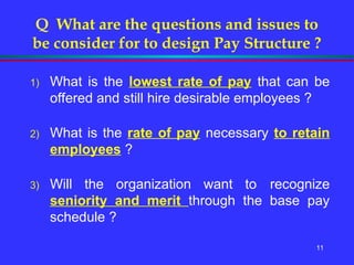 Designing A Base Pay Structure education | PPT