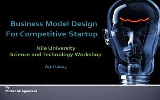 Business Model Design By: Motaz Al-AgamawiFor Competitive Startup
 
