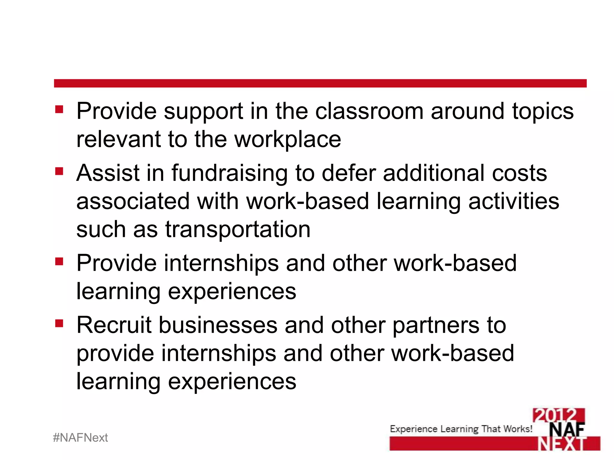 Designing and assessing your work based learning system | PPTX