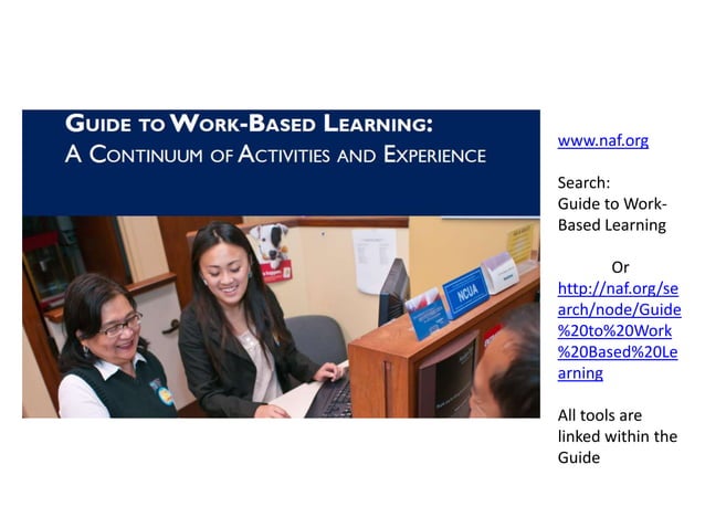 Designing and assessing your work based learning system | PPTX