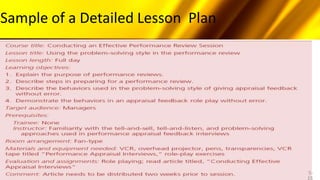 Sample of a Detailed Lesson Plan
5-
15
 
