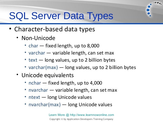 Designing and Creating an SQL Server Database