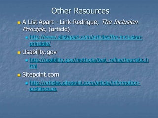 Designing and evaluating web sites using universal design principles ...