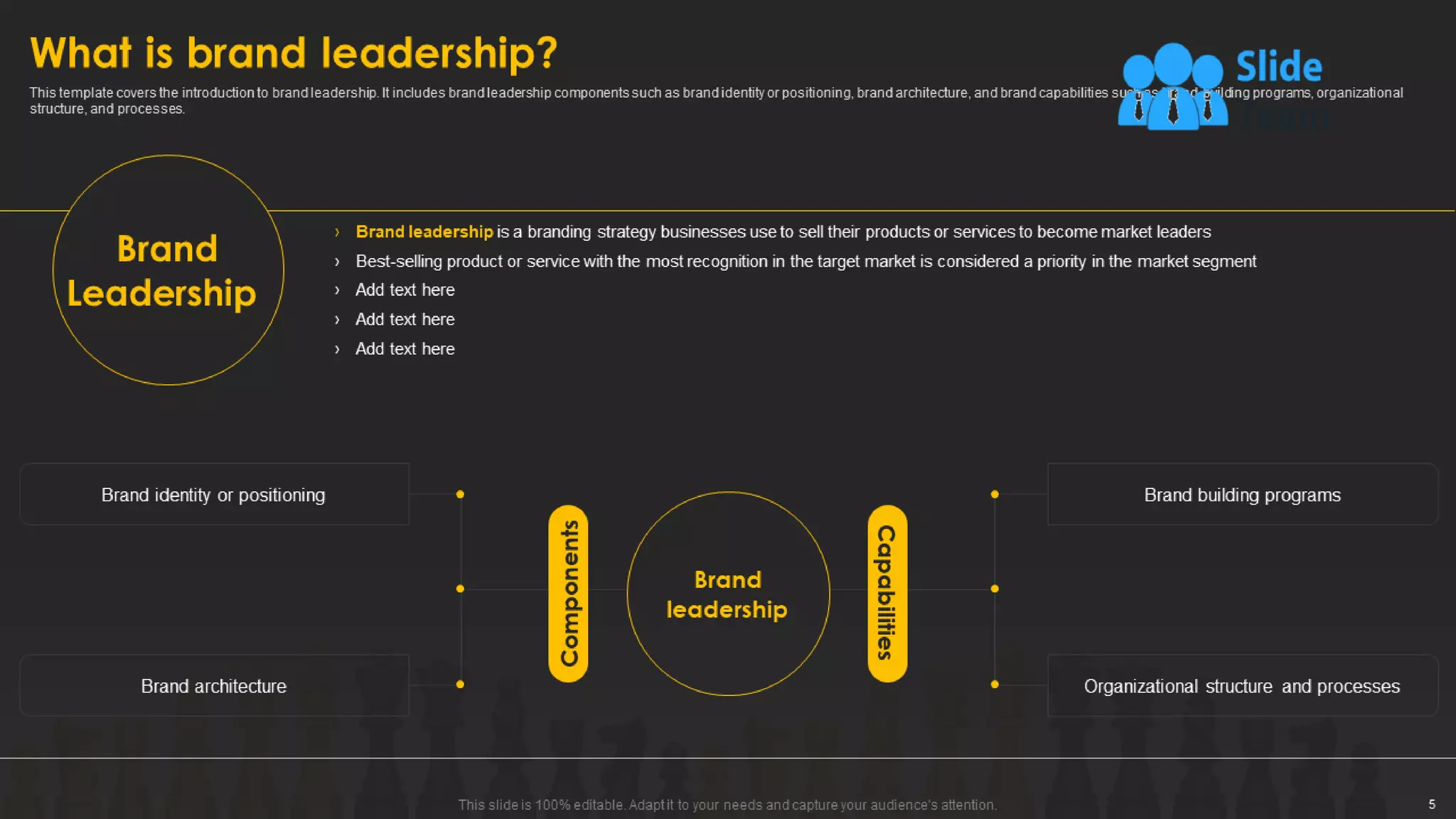 Designing And Implementing Brand Leadership Strategy Powerpoint Presentation Slides