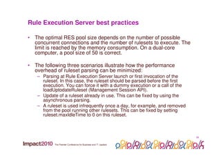 Designing and implementing high performance rule based applications | PDF
