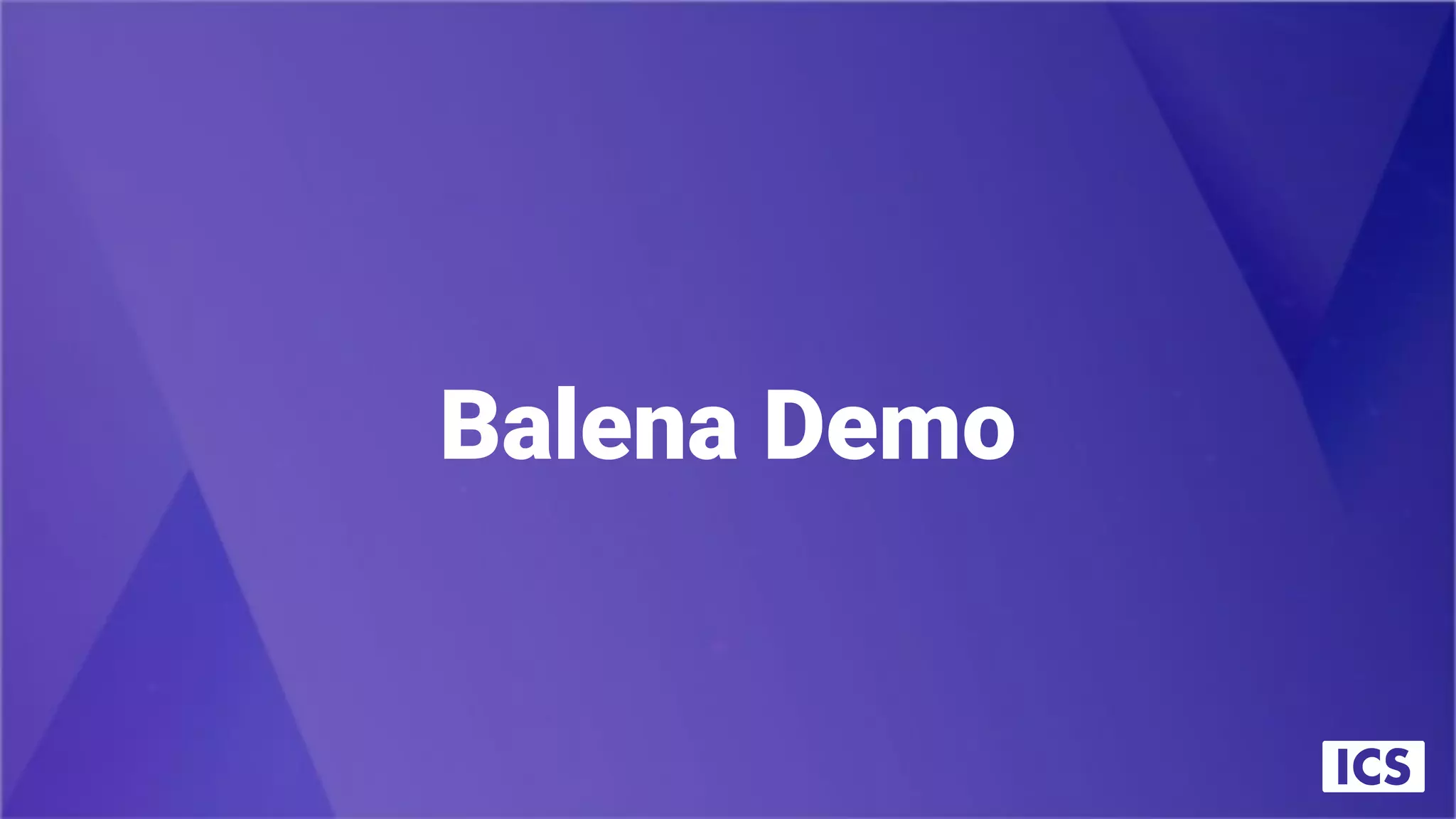 Balena Demo
 