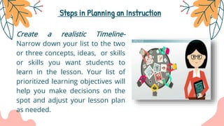 Designing and planning teaching and learning process | PPTX