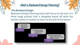 Designing and planning teaching and learning process | PPTX
