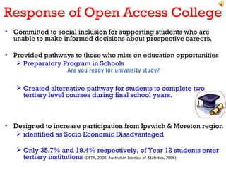 Designing an evaluation of a tertiary preparatory program sounds | PPT ...