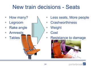 Seating Rake Formula Designing a new train | PPTX