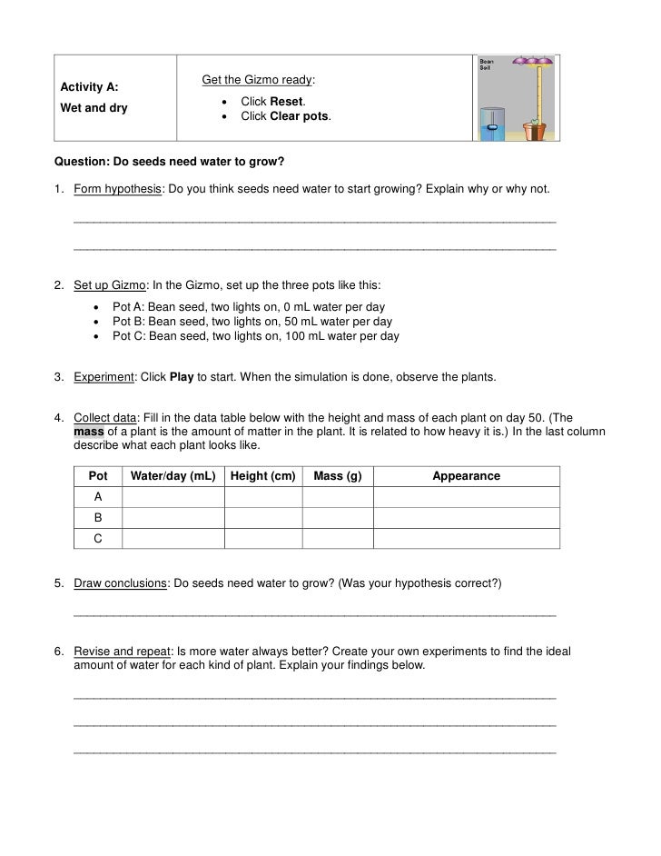 Extrandai Blog Archive Growing Plants Gizmo Answer Key