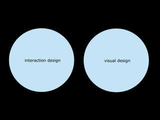 interaction design visual design 