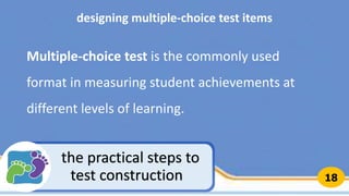 Designing classroom language tests | PPTX