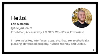 Designing, Developing & Testing for Accessibility | PPTX