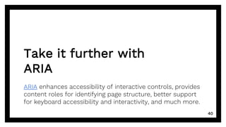 Designing, Developing & Testing for Accessibility | PPTX