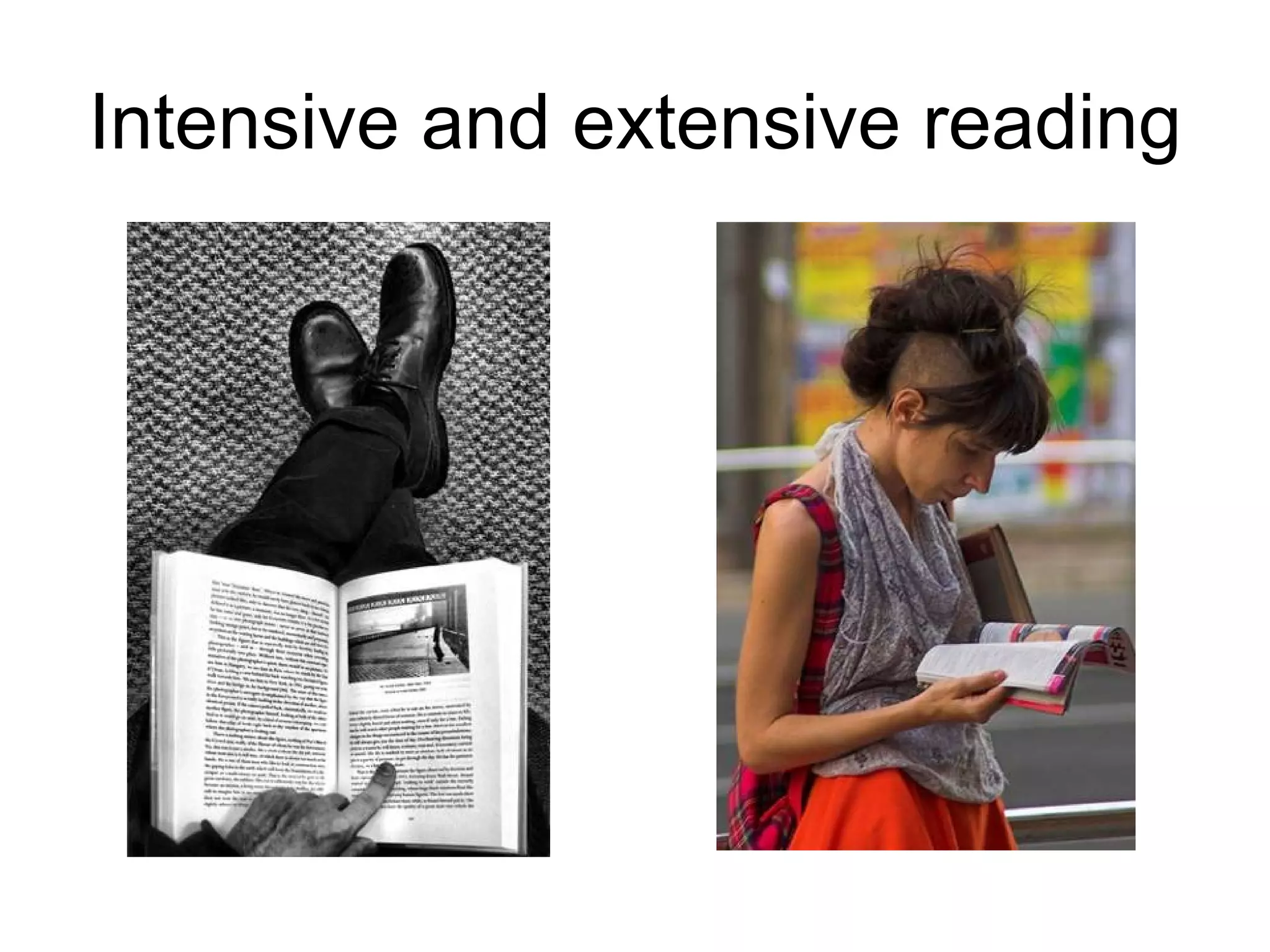 Intensive and extensive reading 