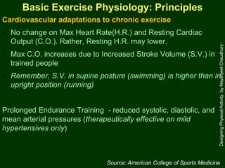 Designing exercise programs by Dr. Nayanjeet | PPT