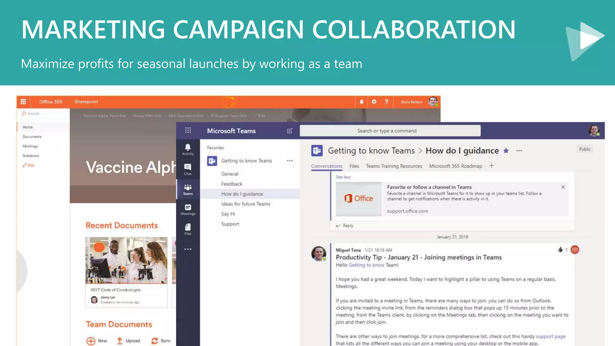 MARKETING CAMPAIGN COLLABORATION
Maximize profits for seasonal launches by working as a team
 