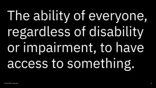 Designing for Accessibility with Accessibility in Mind #bigd19 | PDF
