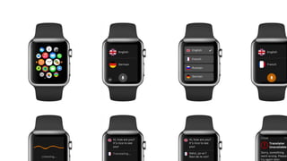 Designing for Apple Watch