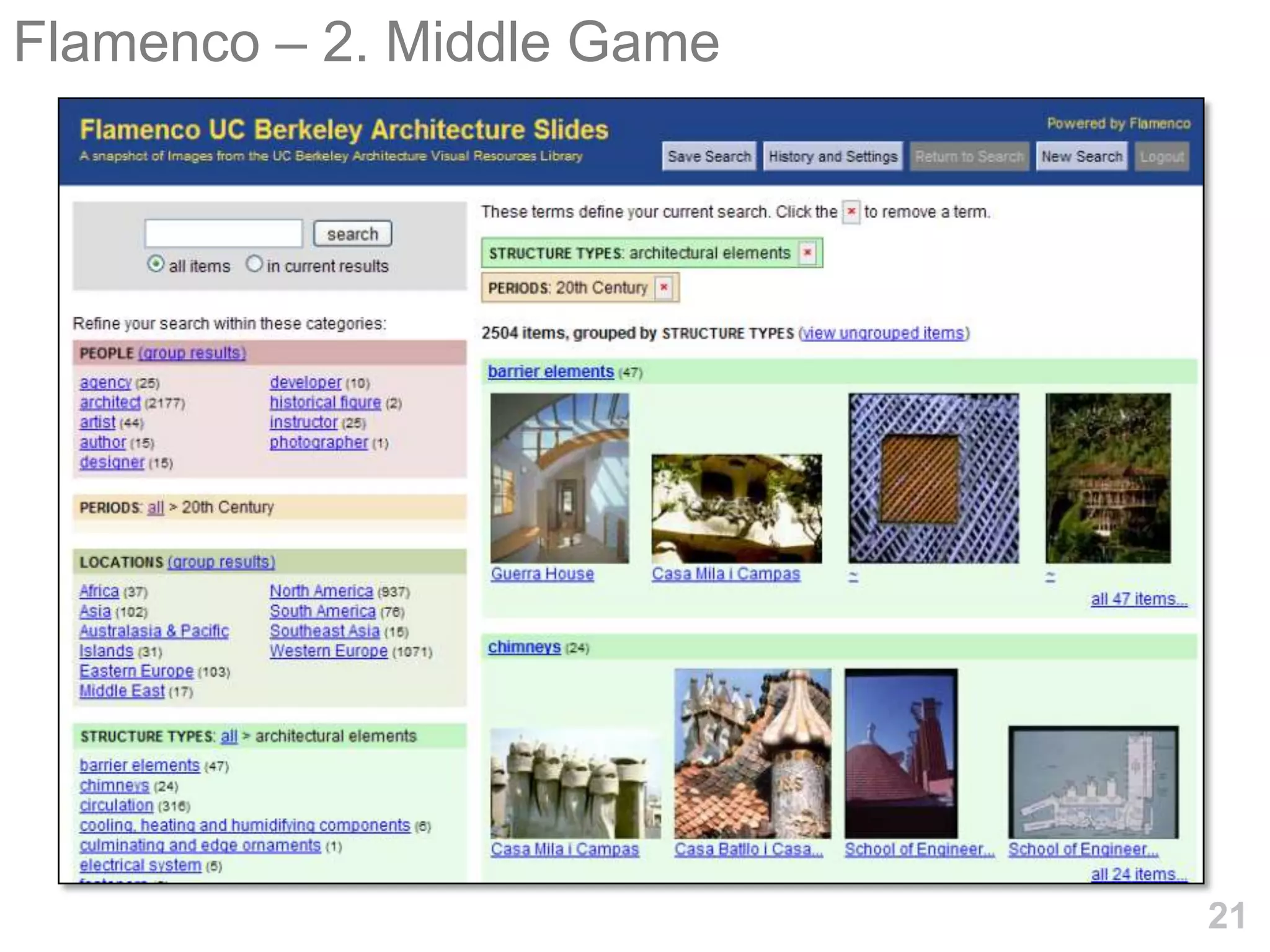 Flamenco – 2. Middle Game




                            21
 