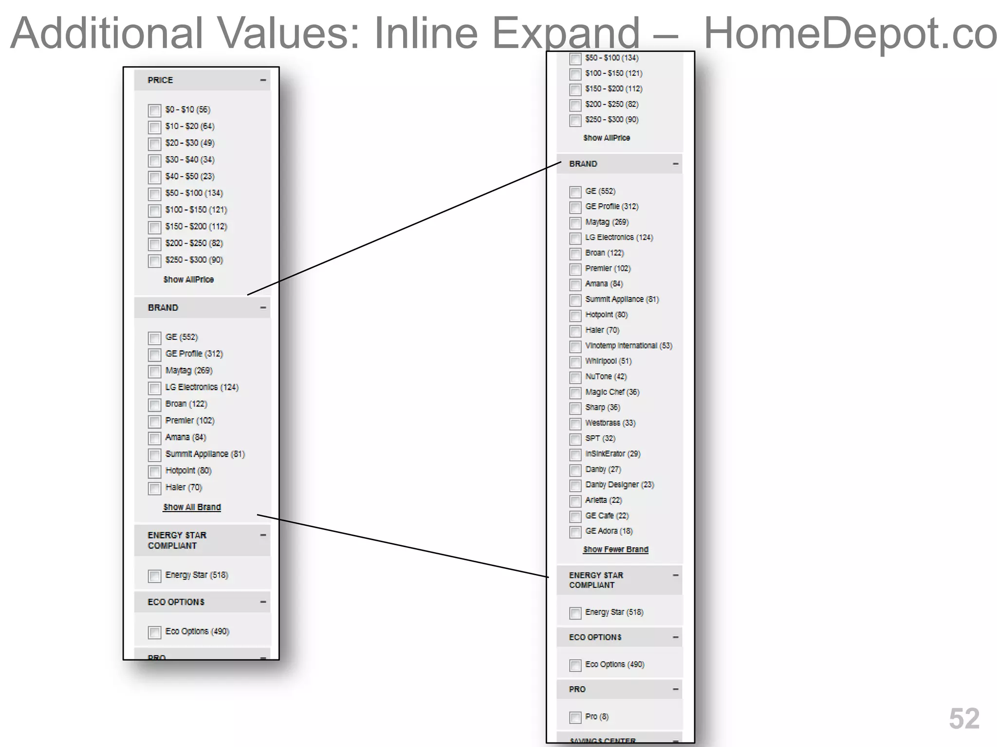 Additional Values: Inline Expand – HomeDepot.co




                                            52
 