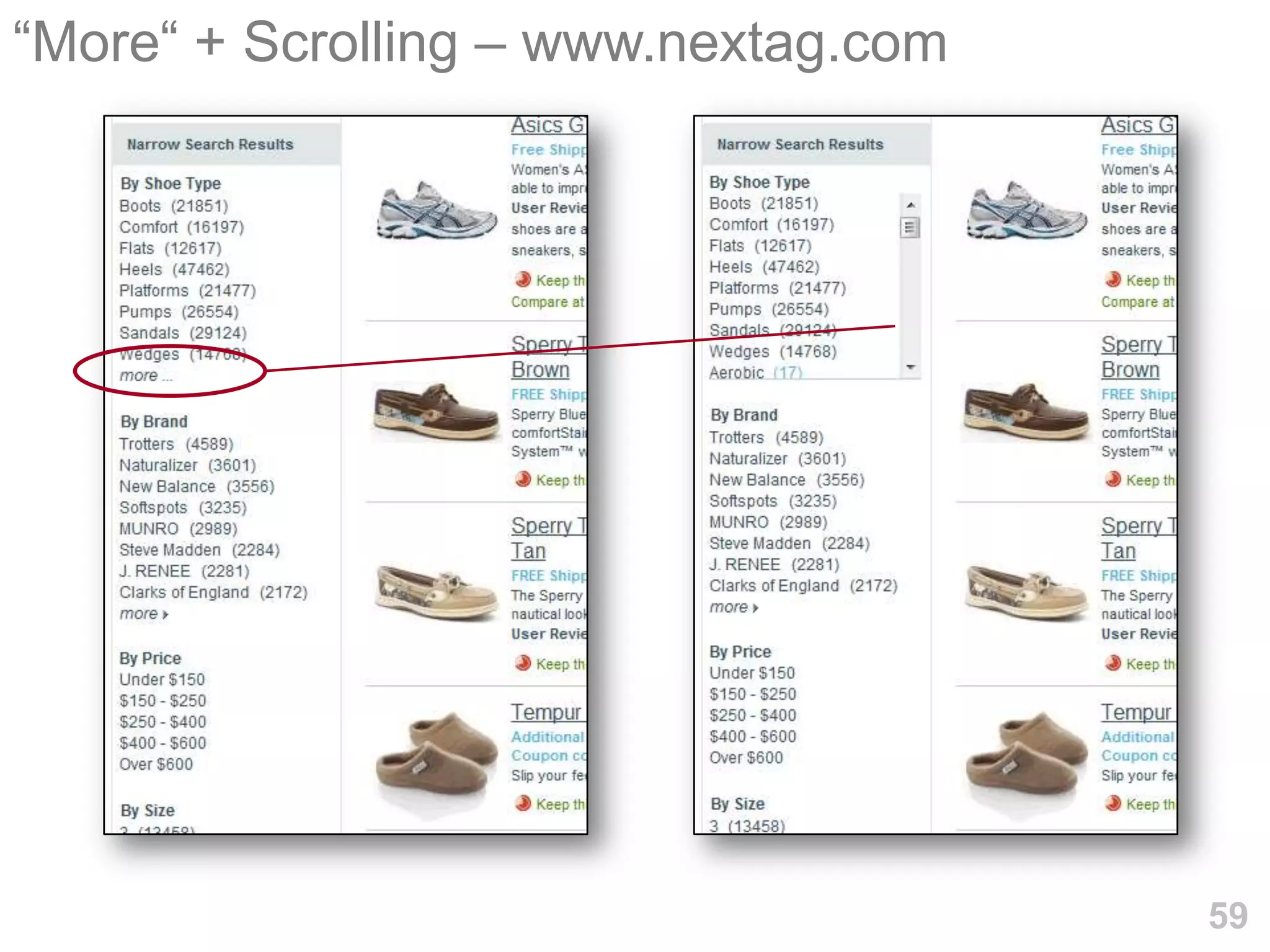 ―More― + Scrolling – www.nextag.com




                                      59
 