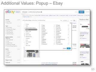 Additional Values: Popup – Ebay




                                  55
 