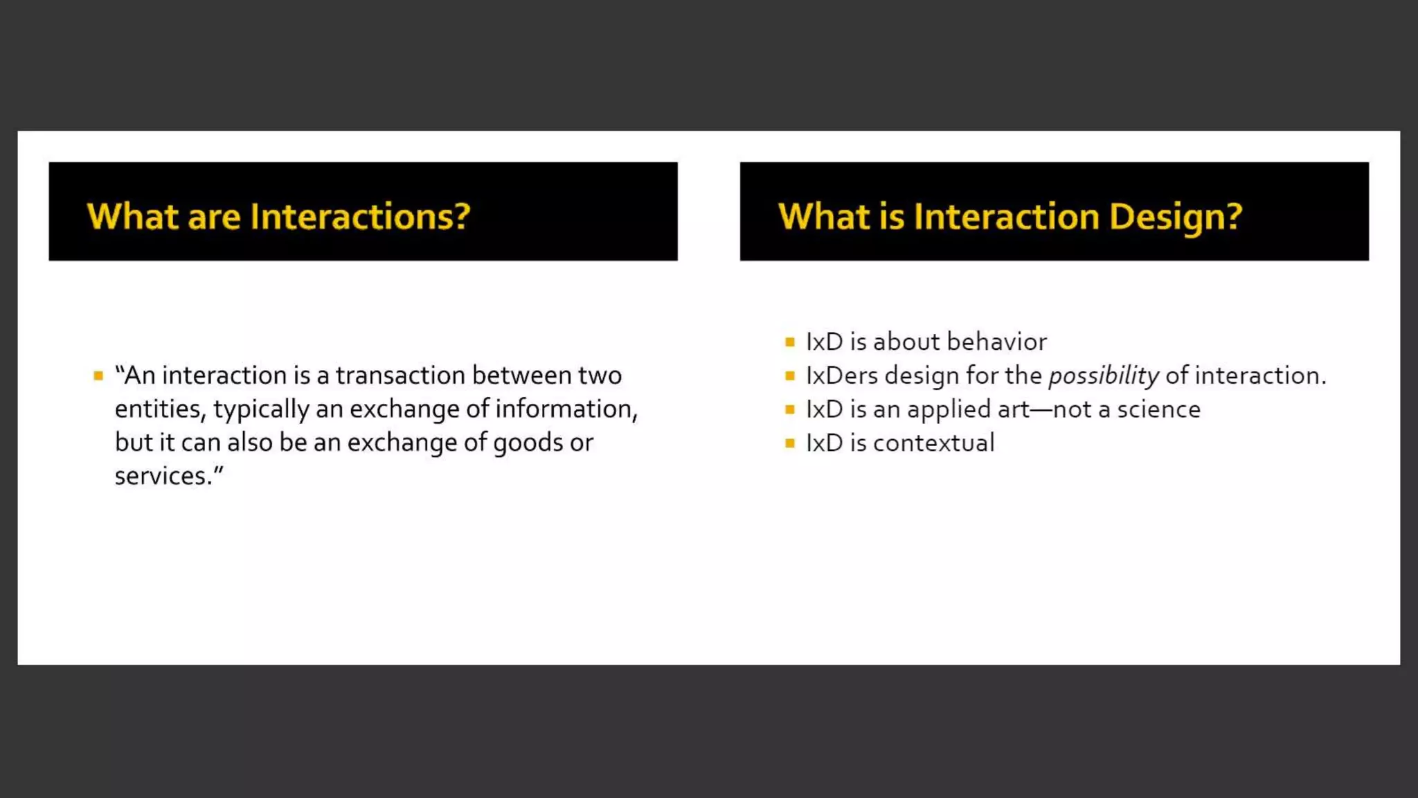 Designing For Interaction by Dan Saffer - Presentation Slide | PPTX