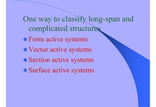 Designing for longspans and complex structure | PDF