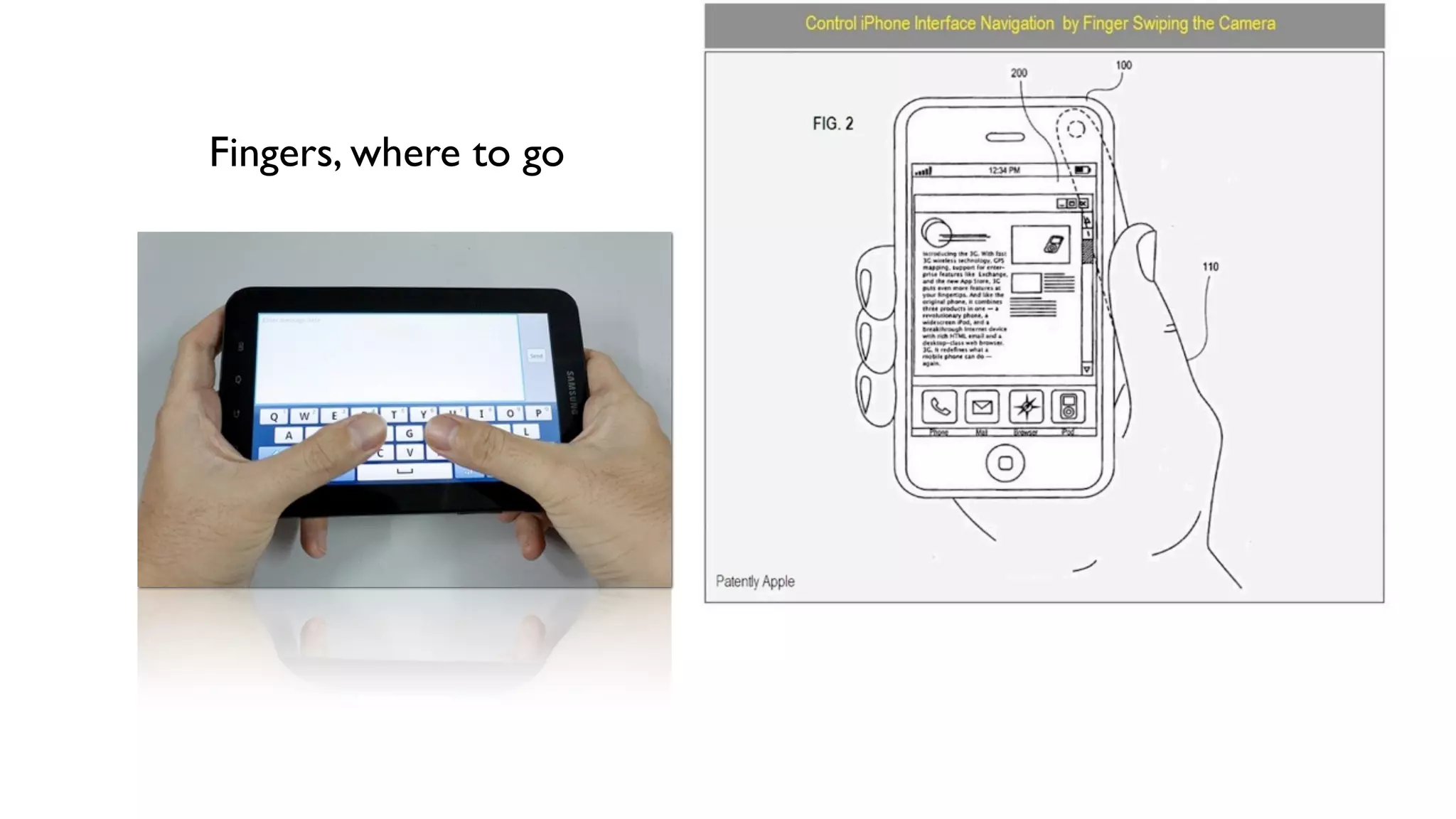 Fingers, where to go
 