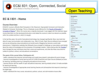 Open Teaching
 
