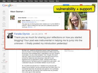 vulnerability + support
 