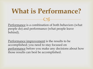 Designing for performance | PPTX