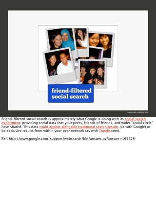 friend-filtered
                               social search

                                                            ...