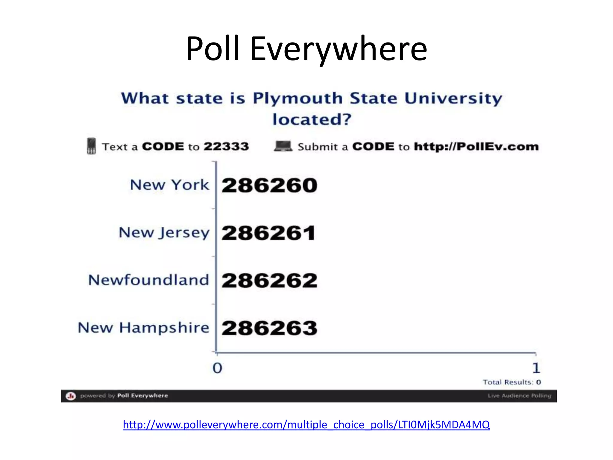 Poll Everywhere




http://www.polleverywhere.com/multiple_choice_polls/LTI0Mjk5MDA4MQ
 