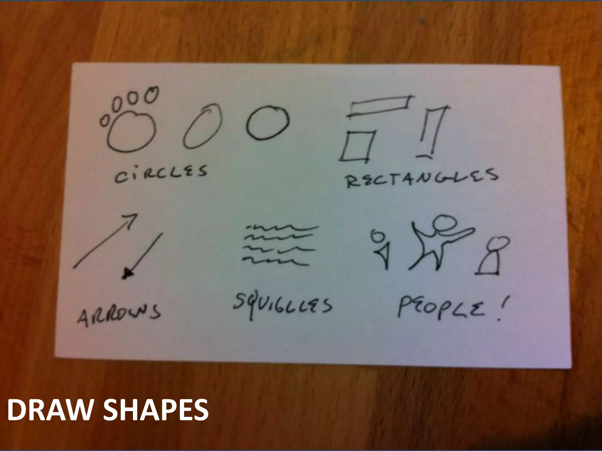 DRAW SHAPES
 