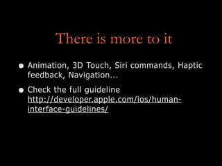 Designing apps for iOS based on its human interface guidelines | PDF