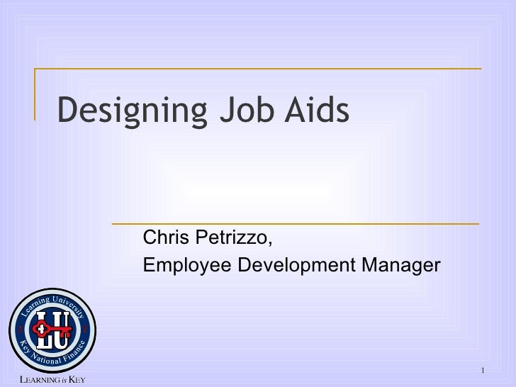 job aid template powerpoint