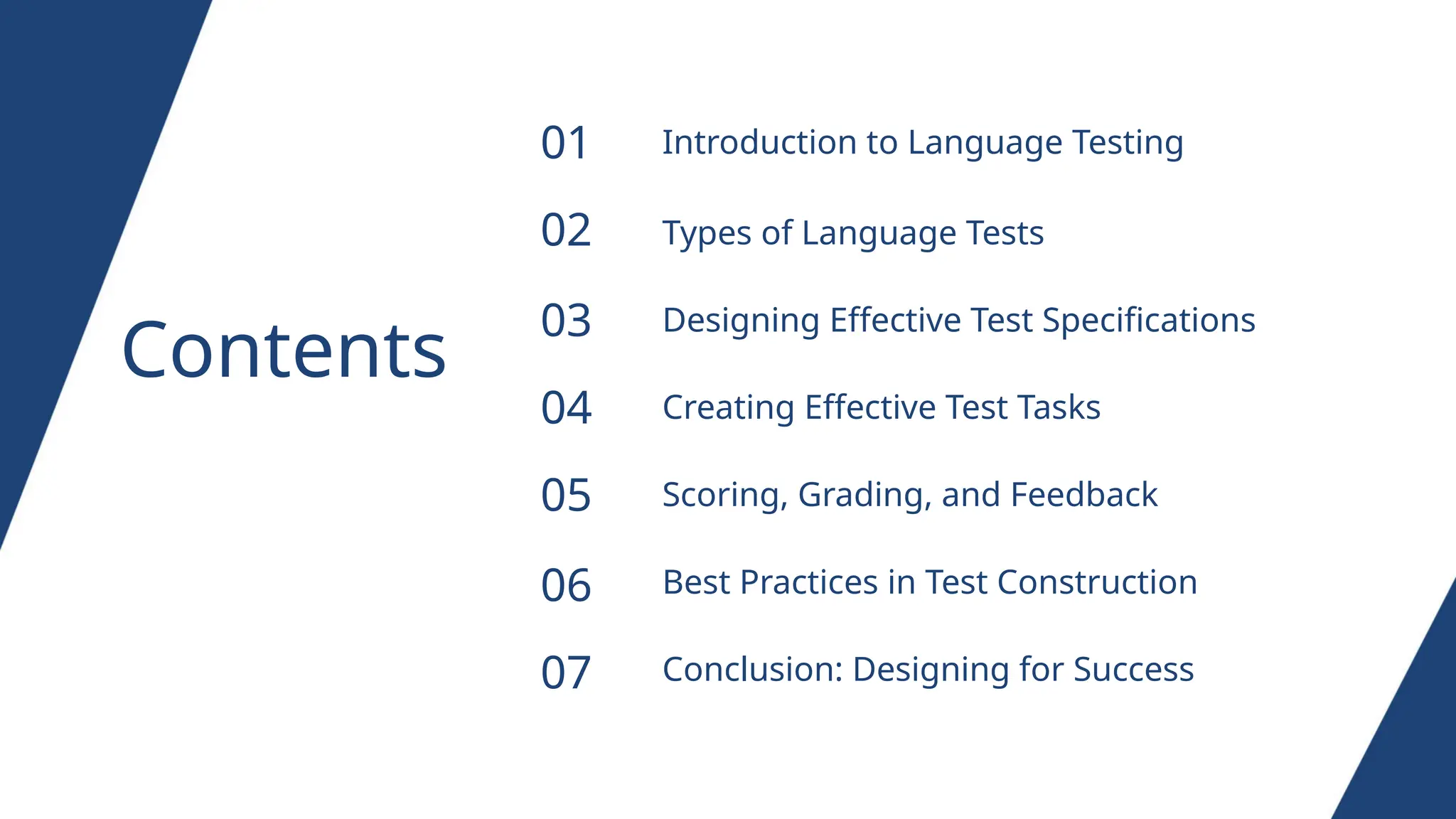 Designing Language Assessment in Language Classroom | PPTX