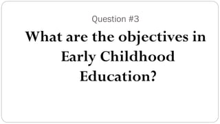 Designing Learning Objectives for Young Children | PDF