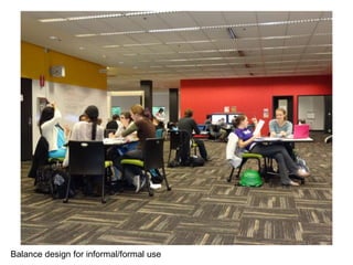 Balance design for informal/formal use
 