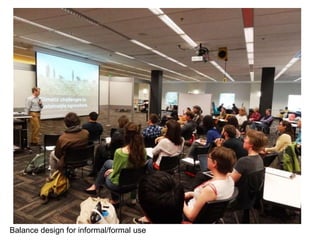 Balance design for informal/formal use
 