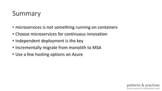 Designing microservices | PPTX
