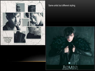 Same artist but different styling