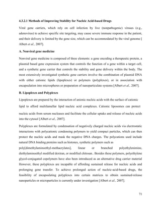 Designing of drug delivery system for biotechnology products ...