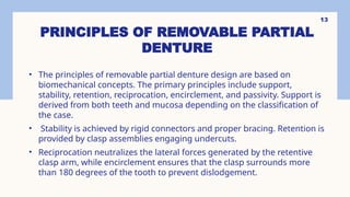 Support Stability Retention Rpd Comprehensive Guide to Designing Removable Partial Dentures: Principles ...