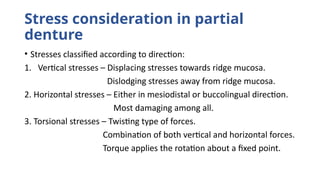 Away From Ridge designing principles of Removable partial denture.pptx