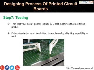 Designing process of printed circuit boards | PPTX