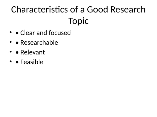 Designing Research Topic Presentation Pptx